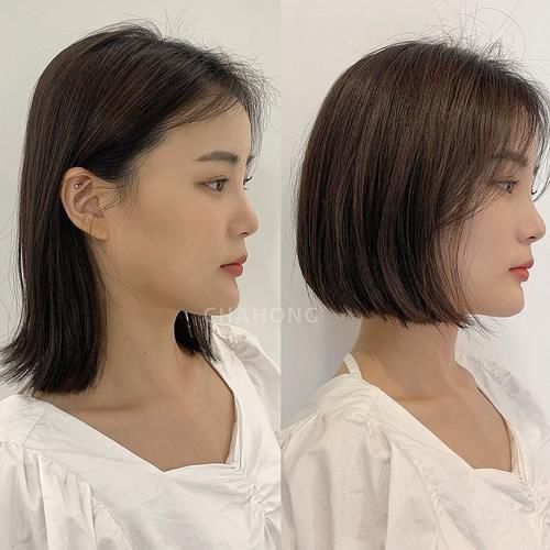 换发型等于换脸，变换真不小，一不小心变女神