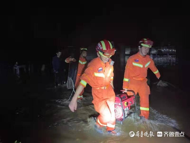 聊城市气象局|连续降雨致多地积水严重，聊城消防紧急排涝救援