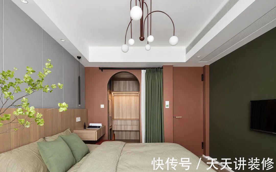 承重墙|109㎡四口之家,全屋配色太清爽,三室两厅不压抑!