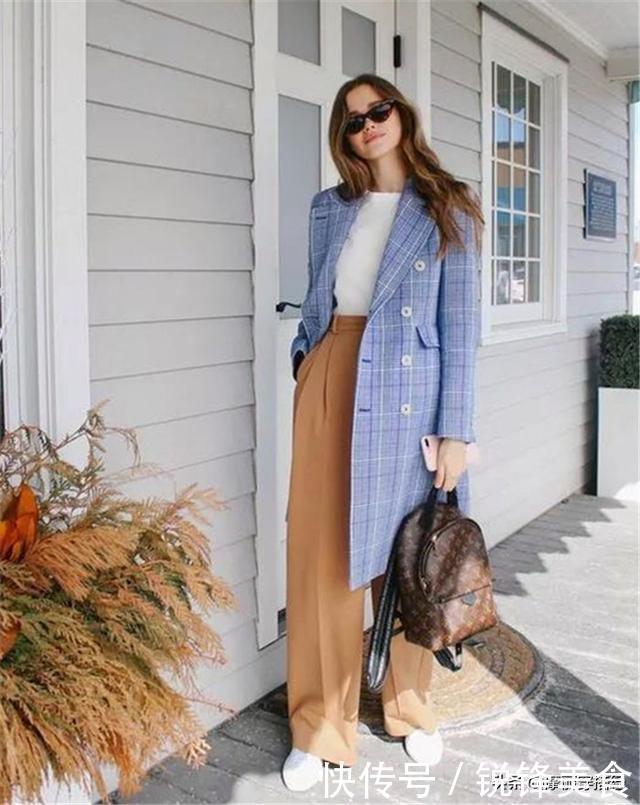又到阔腿裤表演时刻，这9套搭配，洋气时髦有内涵