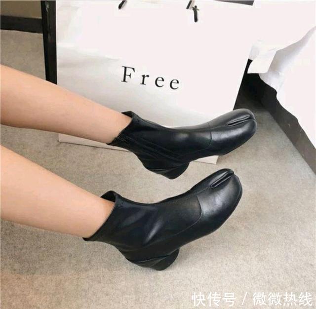 最近火了一对鞋子,它叫“猪蹄鞋”,比靴子好穿,比平底鞋更时髦
