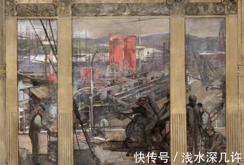 博物馆&格拉斯哥画派：喜欢在户外自然光下作画，油画采用自然主义风格