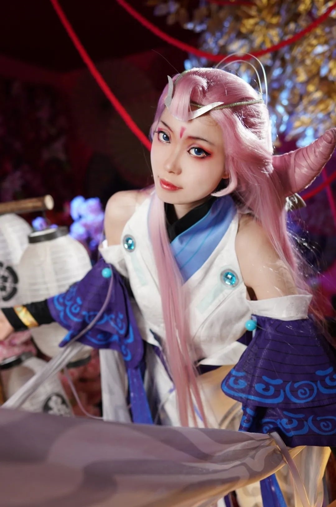 貂蝉|cos:王者荣耀貂蝉猫影幻舞cos正片@五分甜