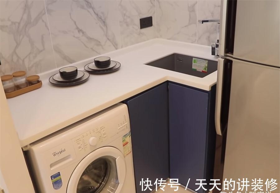 厨房|姑娘独居26㎡小家,一室一厅的蜗居,藏下了太多收纳空间