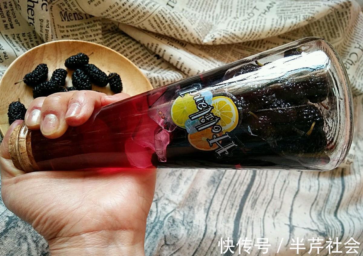 桑葚酒|别总去染发了，白头发的人多吃此果酒，坚持半个月，头发乌黑发亮