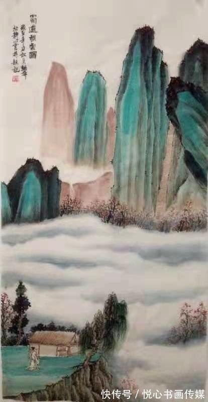 山水画&笔情墨韵的山水画,画家刘朝峰山水画作品欣赏