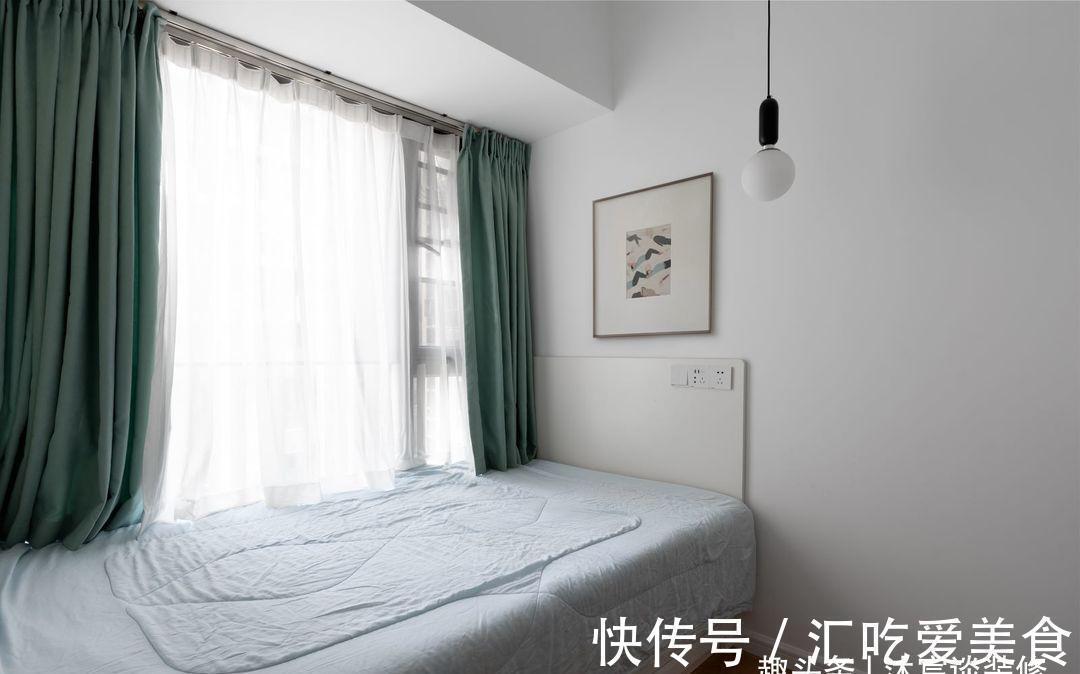 家居|客厅不要茶几和电视，77㎡越住越大，室内干净清爽，把人深深迷住