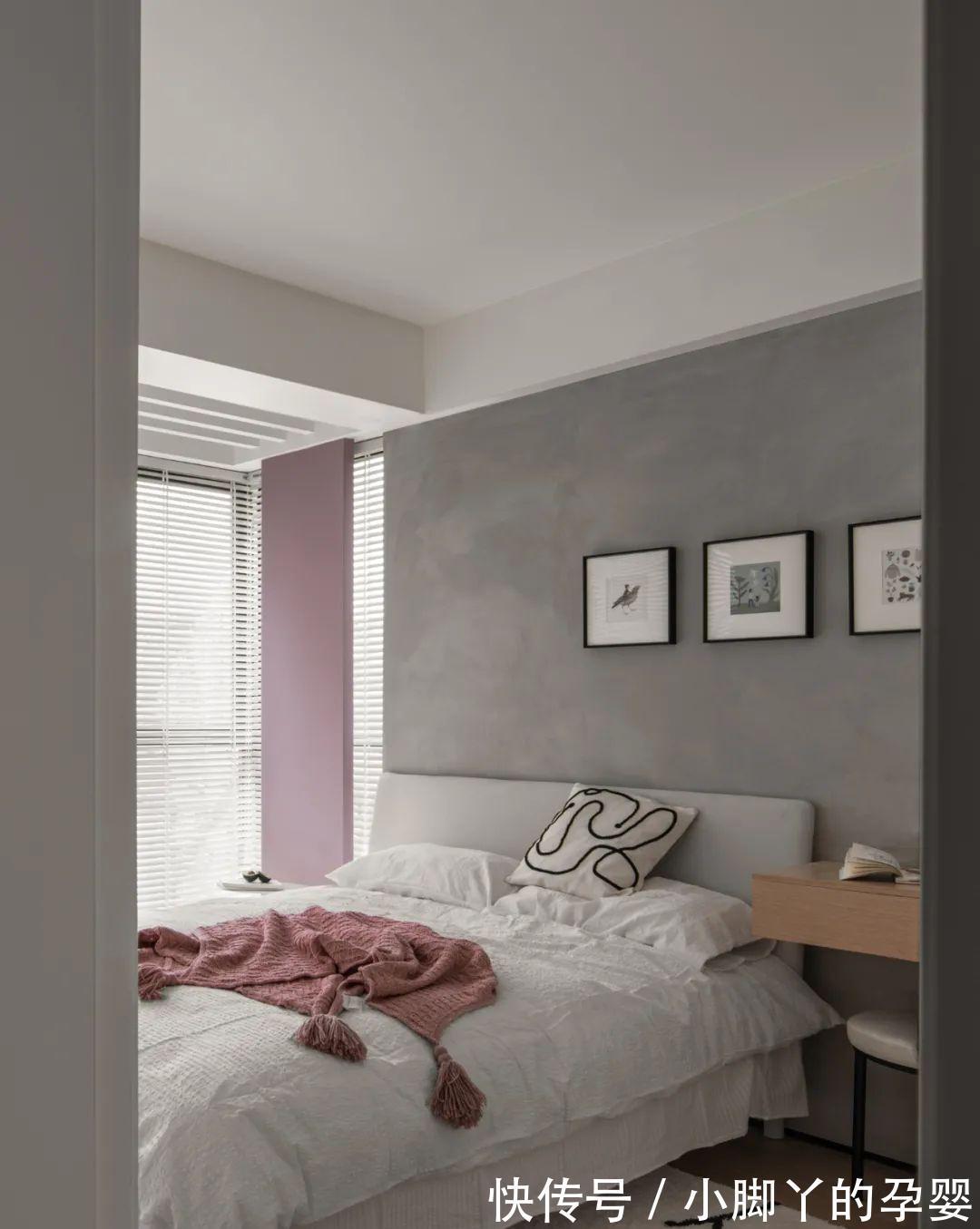 洗衣机|98㎡三居室,现代简约风格,洗衣机藏进阳台柜,太会装了!