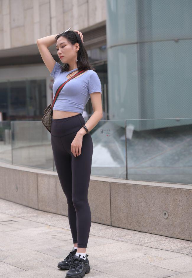 子弹性 好看又舒适的运动风,选择鲨鱼裤,轻松解决穿搭问题