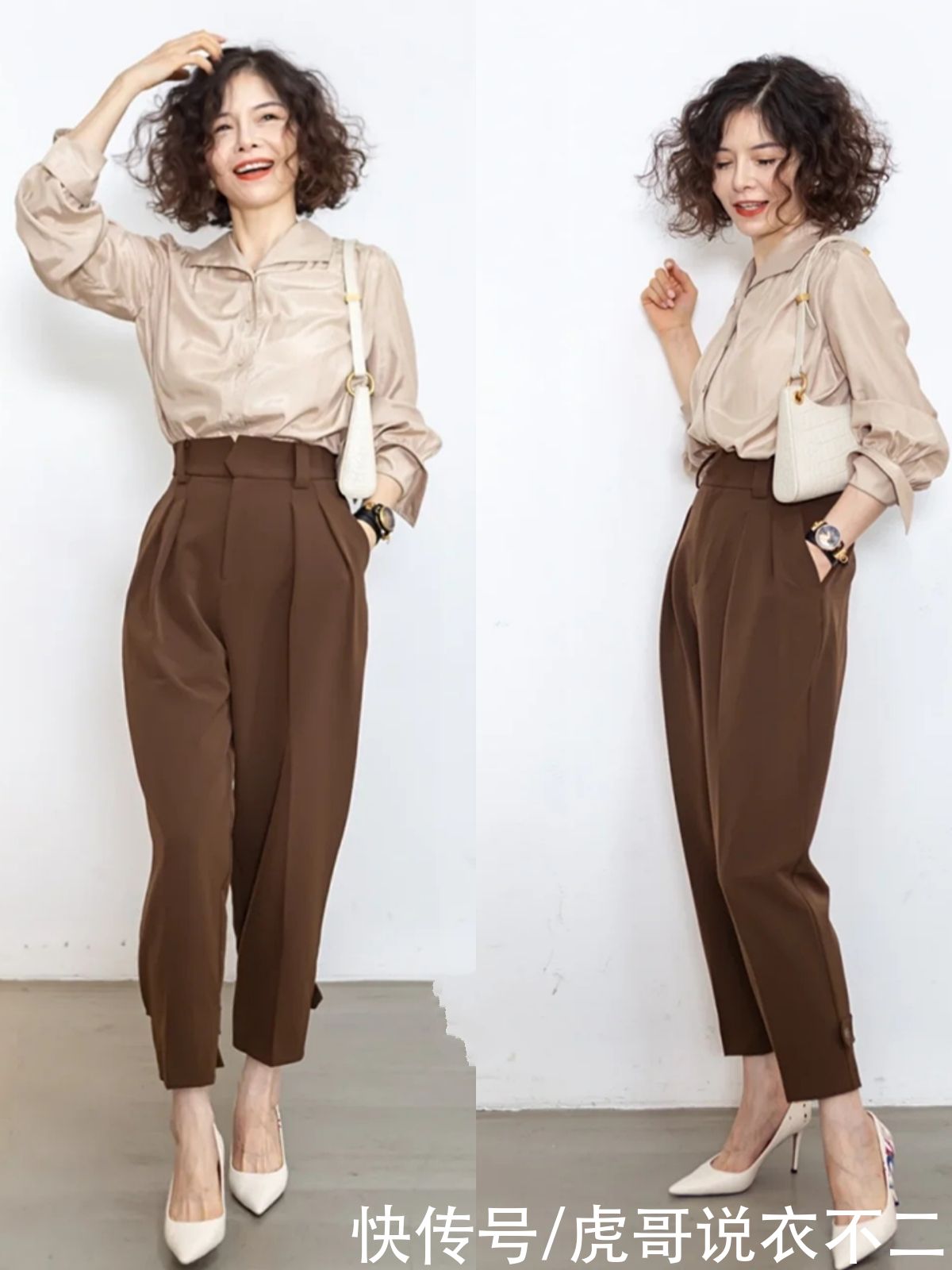 过膝裙|这才是50岁女人最好的模样，体面优雅不扮嫩，每一套都让人惊艳