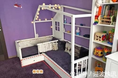 木格栅隔断|上下铺二胎家庭都不用了,10㎡垂直放2张床,上下收纳中间隔断