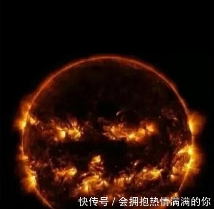 活久见！太阳公公，在某些角度看像是魔鬼一样，我被吓到了