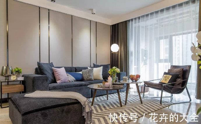 新房|晒100平米新房,全屋相当大气耐看,尤其是客厅电视墙,漂亮极了