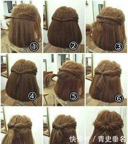 编发|已经腻了普通的公主头吗?短发各种编发造型,绑出时尚公主头!