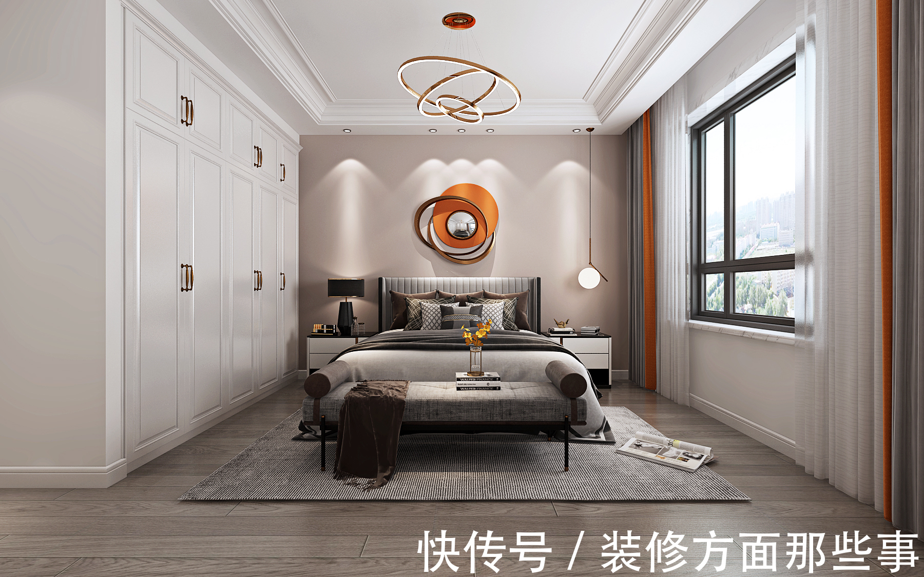 二居室|91平现代风二居室,删减掉过多的装饰,简约与实用并重