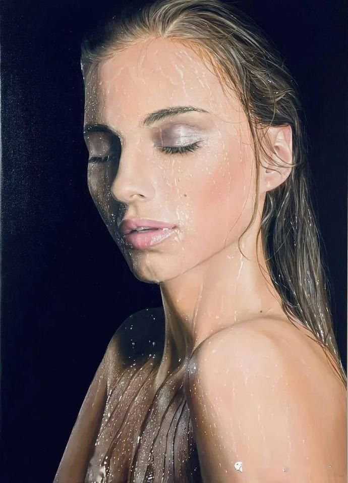 人体|乌克兰艺术家超写实人体美女油画欣赏,太逼真了