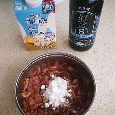 蛋白液|金针菇炒肉丝