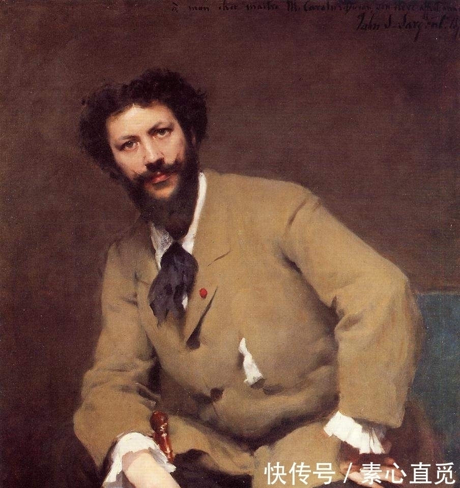 肖像$法国画家,查尔斯·奥古斯特·埃米尔·杜兰德,油画作品欣赏