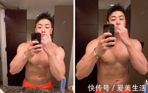 人鱼|颜值高、身材棒的90后帅哥恋上健身，腹肌是八块，人鱼线好性感！