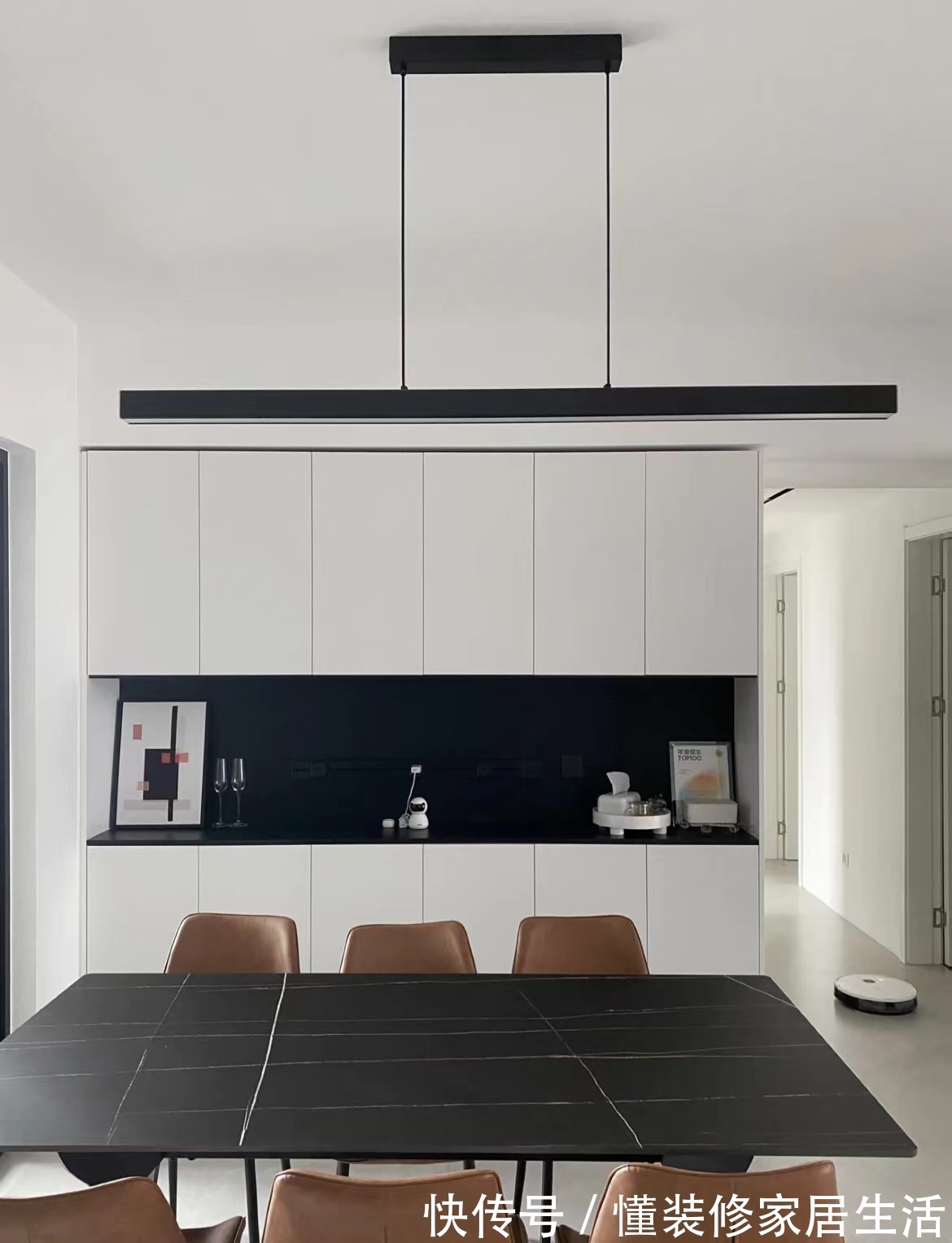 墙面|110㎡简约风,花费10W做橱柜,全屋“空无一物”,太舒适了