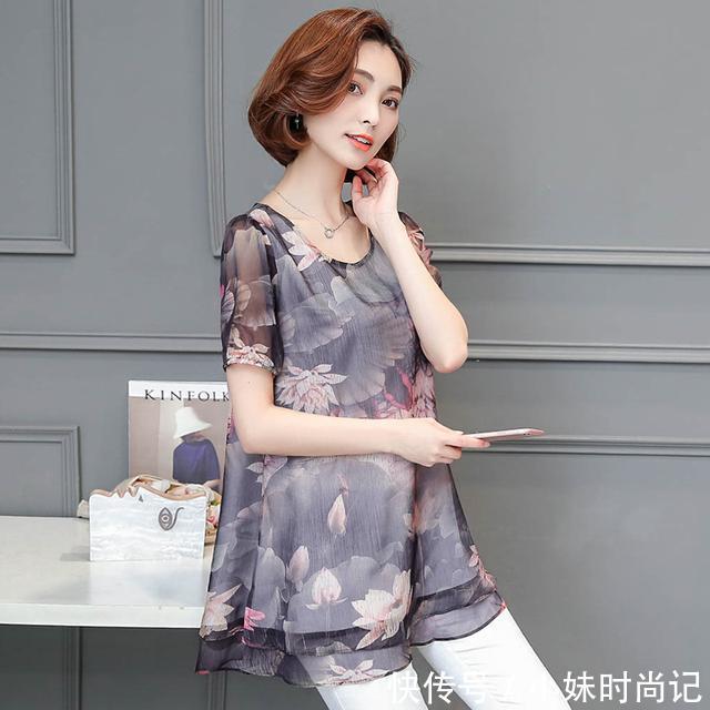 高贵|时尚雪纺衫,凸显女性的高贵气质,更显女人味