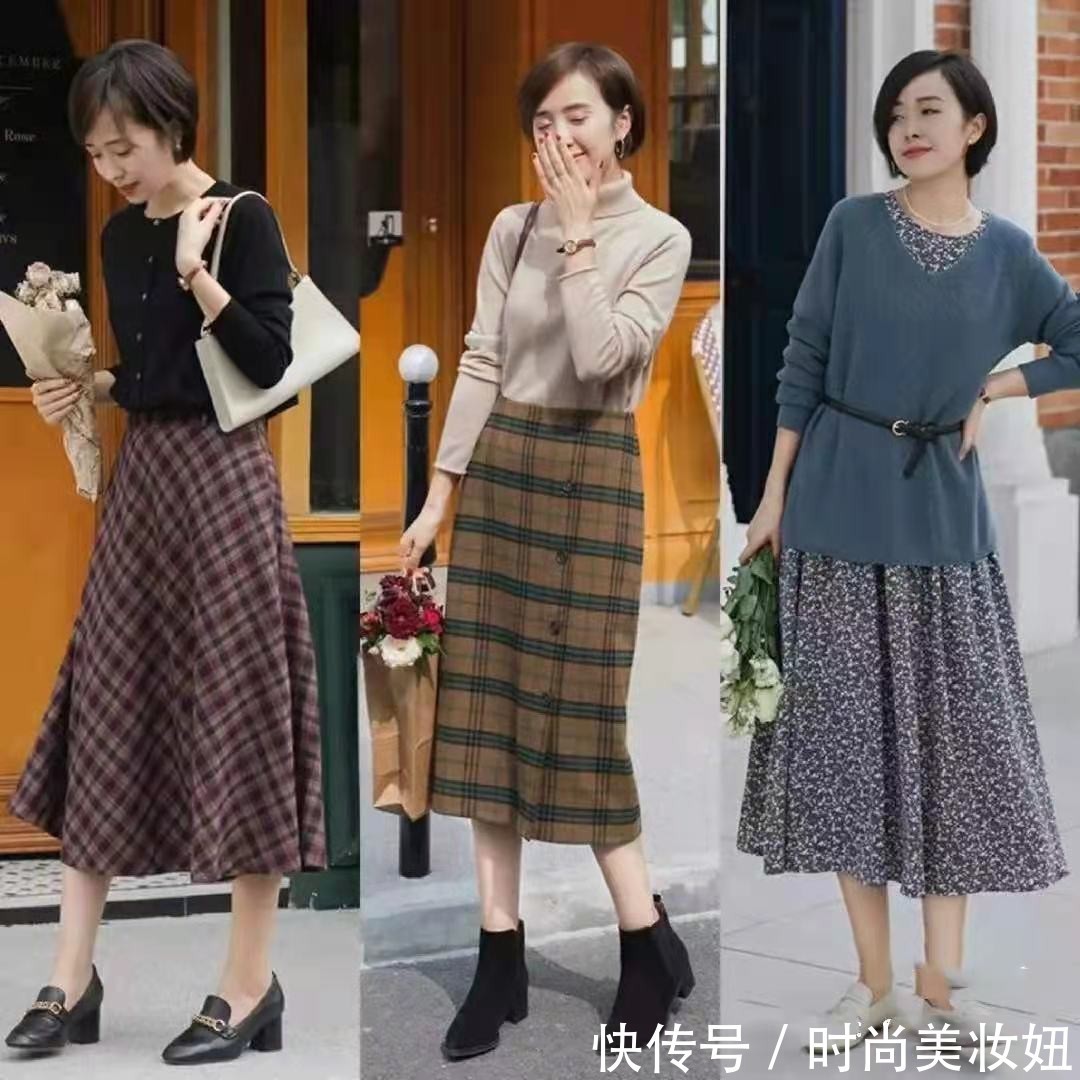 纯色|秋冬万能的毛衣搭配公式,简单易学,40岁轻松穿出优雅高级感