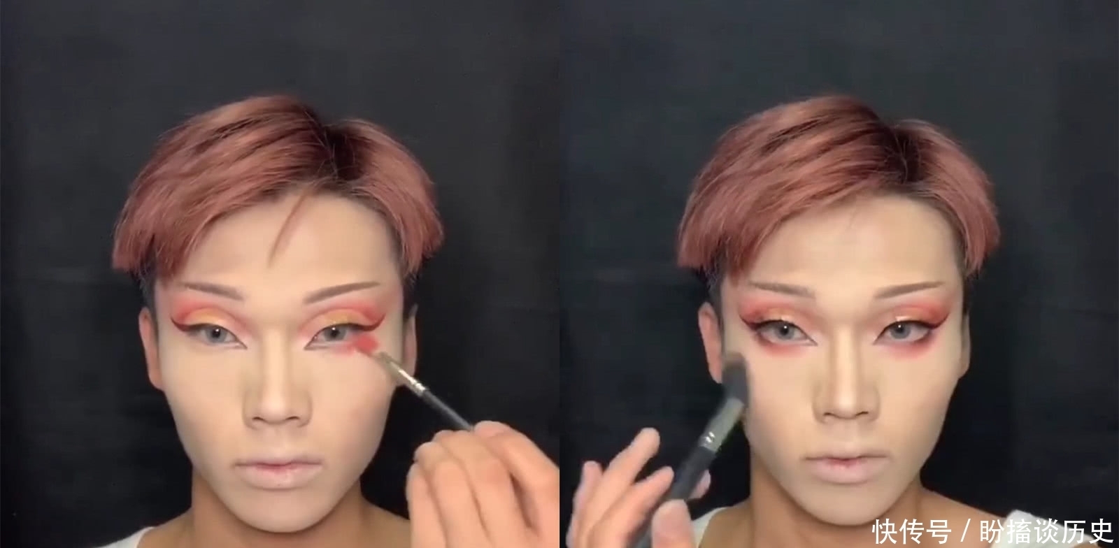 博主仿妆“杨玉环”,开局:就这两下子,看到成品:能把手寄来吗