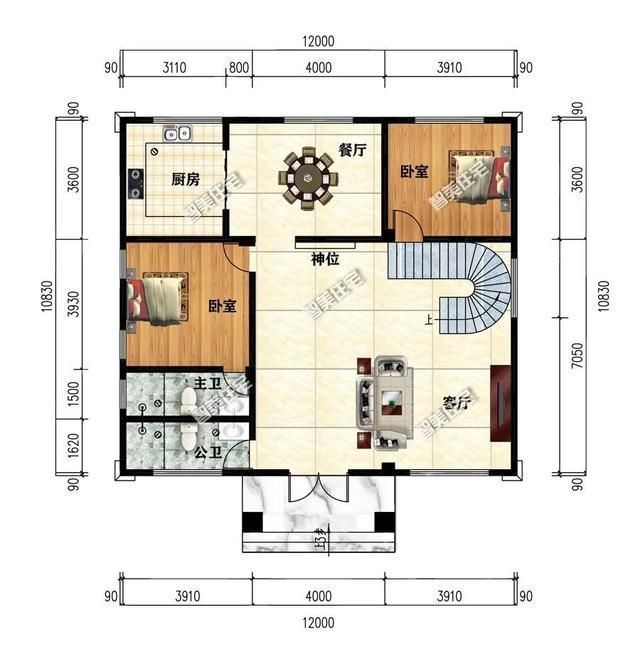 户型|在村里省钱盖洋房,那肯定要选择平屋顶户型,颜值也很在线哦!
