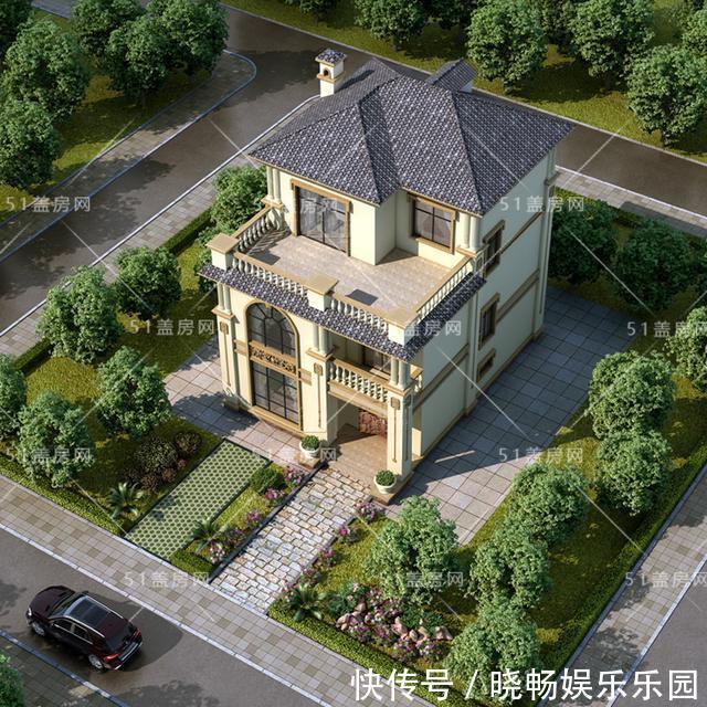 卧室|两款火遍农村的三层带阳台小别墅，占地100平米这样设计就对了