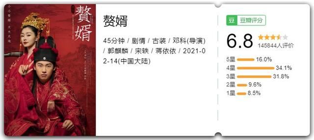 《赘婿》6.8分收官，郭麒麟宋轶表现被质疑？这三点才是制胜关键