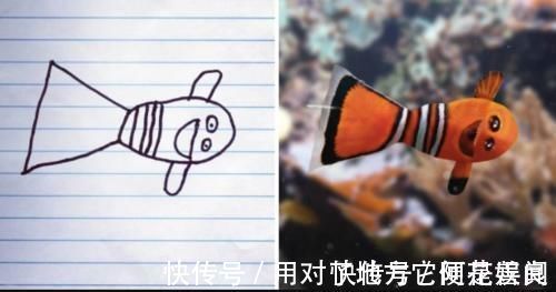 汤姆·|艺术家爸爸将孩子涂鸦的“不明生物”，p成现实，可以说相当搞笑了