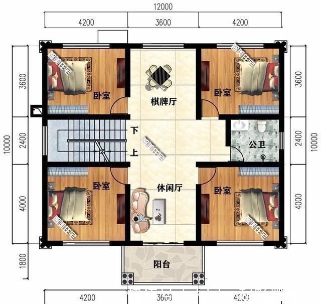 别墅|25万左右盖二层小别墅，这两款户型都可以，美观方正施工易