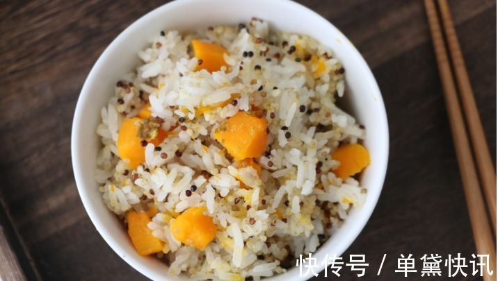 南瓜|米饭这么蒸,又香又软,低糖又健康,1次吃2碗也不担心胖