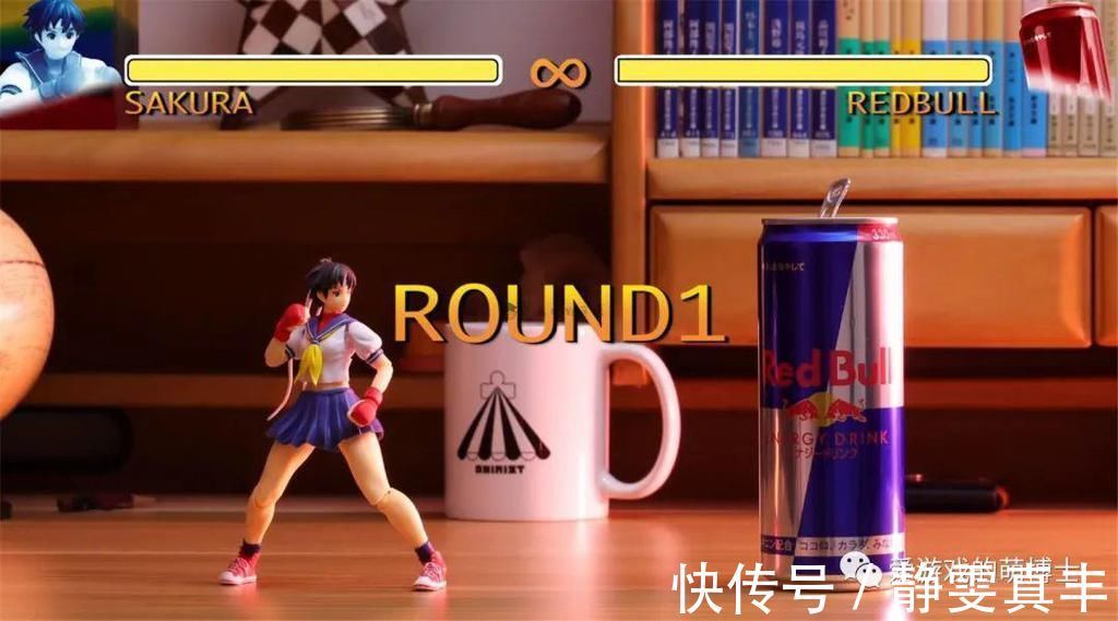 纸巾盒|还原出游戏中的打击感,海外达人自制《街头霸王》定格动画