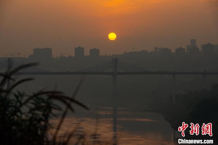 雾都|“雾都”重庆迎美丽夕阳