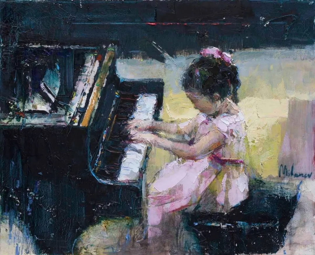 艺术家&塞尔维亚绘画:这样的画风和笔触,太让人喜欢了!