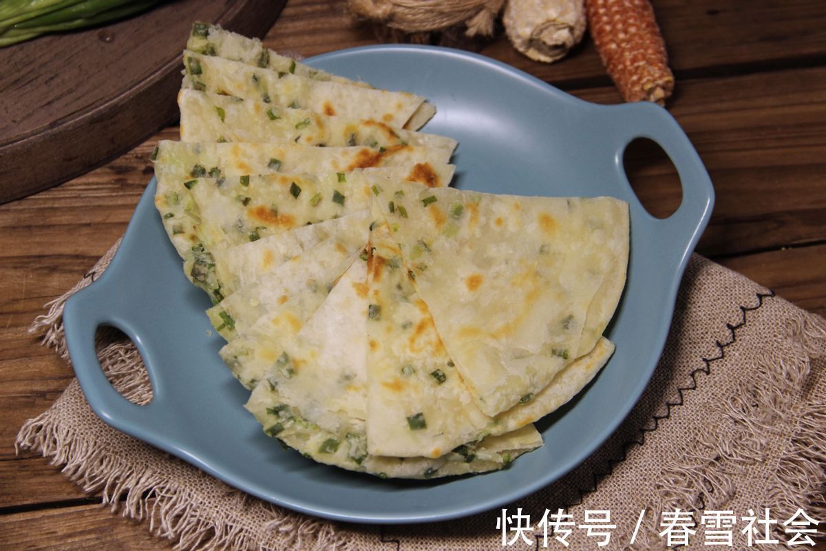 烫面葱油饼|在家制作好吃美味的葱油饼，香气四溢，健康又有营养