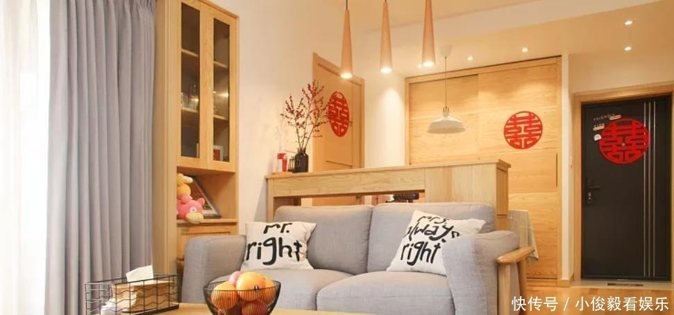 原木|56平小婚房，沙发不靠墙等于“多间房”全屋实用极了，晒晒