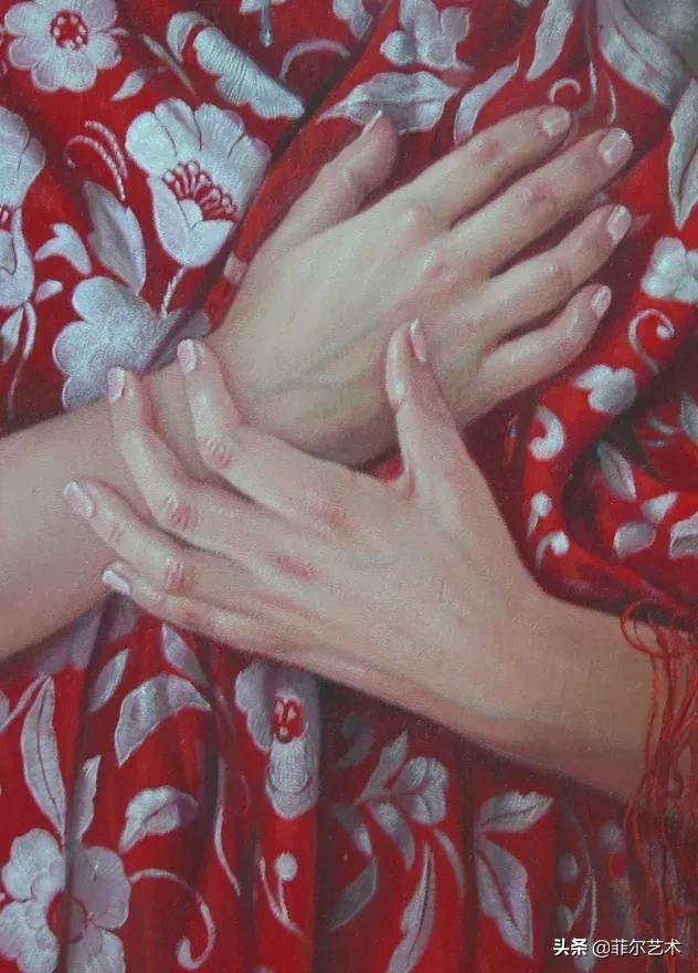 女画家@女画家索莱达·费尔南德斯画笔下的女子人物沉稳自然,美丽优雅