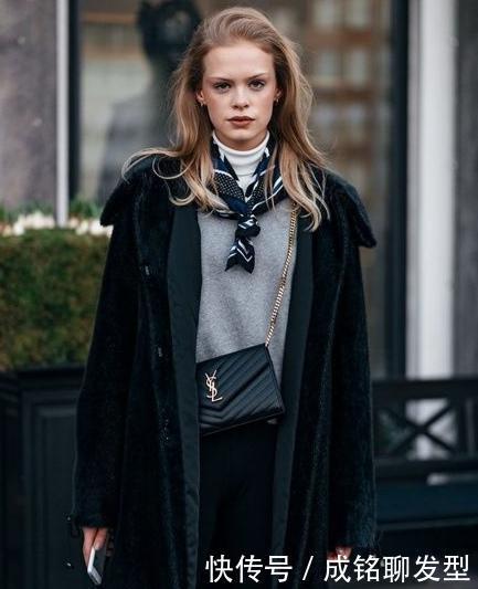 四十岁女性减龄搭配妙招,学会这四种围巾的系法,时髦高级又养眼