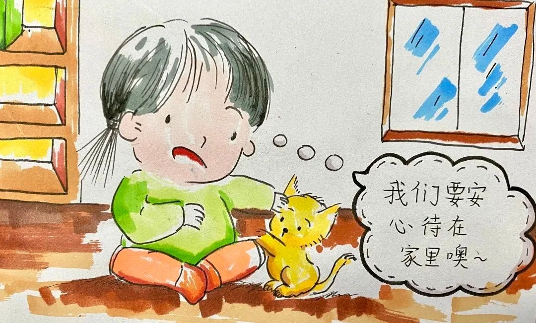 幼儿园|有趣！幼儿园教师原创系列漫画《“绿伢儿”大战新冠病毒》