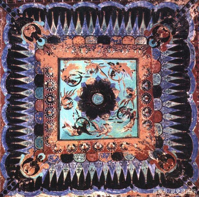 四方形@中国高级天花——藻井，震慑人心的穹顶之美，古代工匠太强了