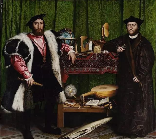 油画!小汉斯?荷尔拜因 高清局部油画作品