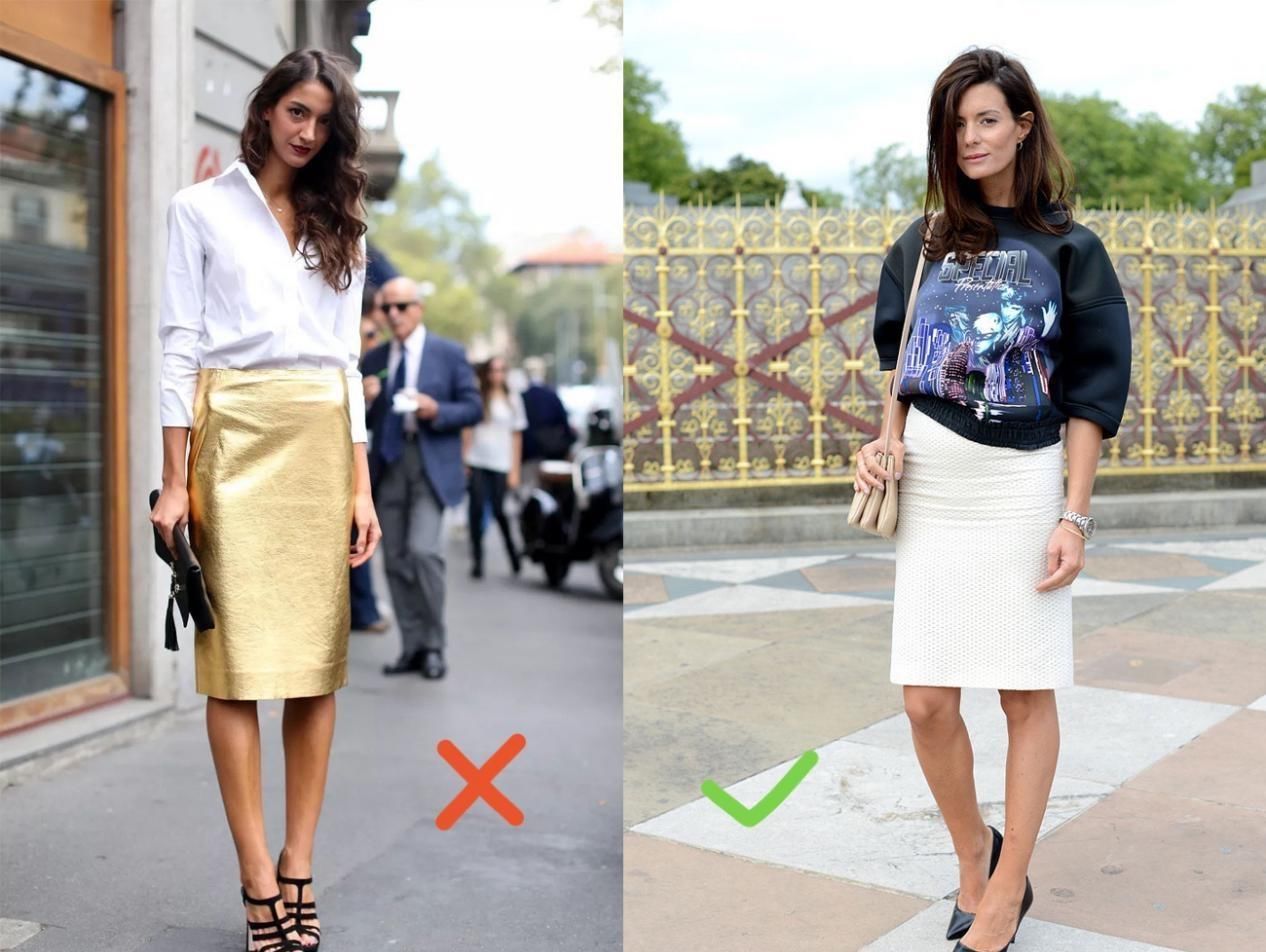 女人过了40岁，都该拥有一条“铅笔裙”，学会这样穿优雅又时髦