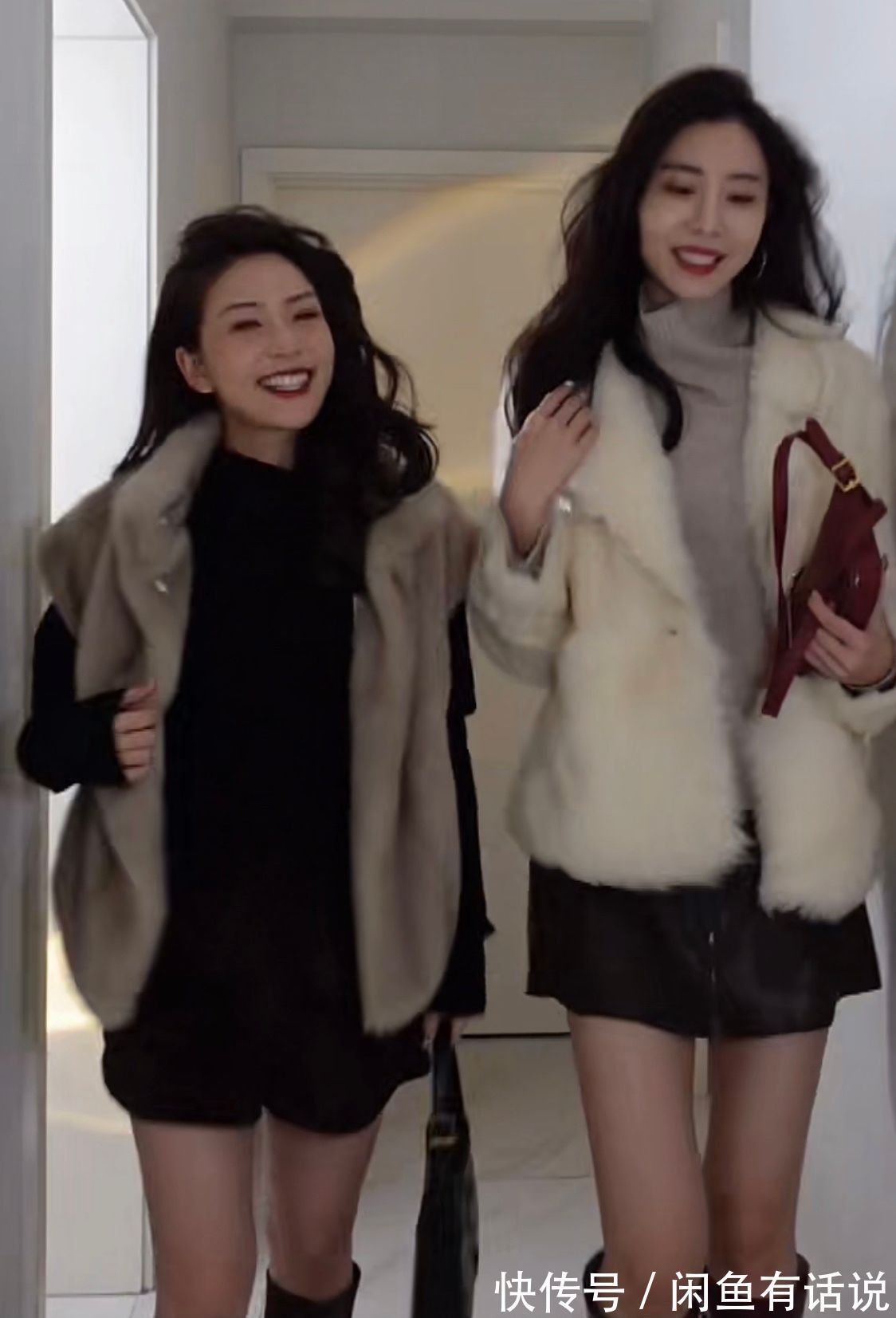 温婉|小个子在聚会中怎么穿?158博主这3套时髦还显高,同框高个也不输