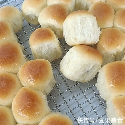 豆沙气泡小面包,不用厨师机也能做的面包