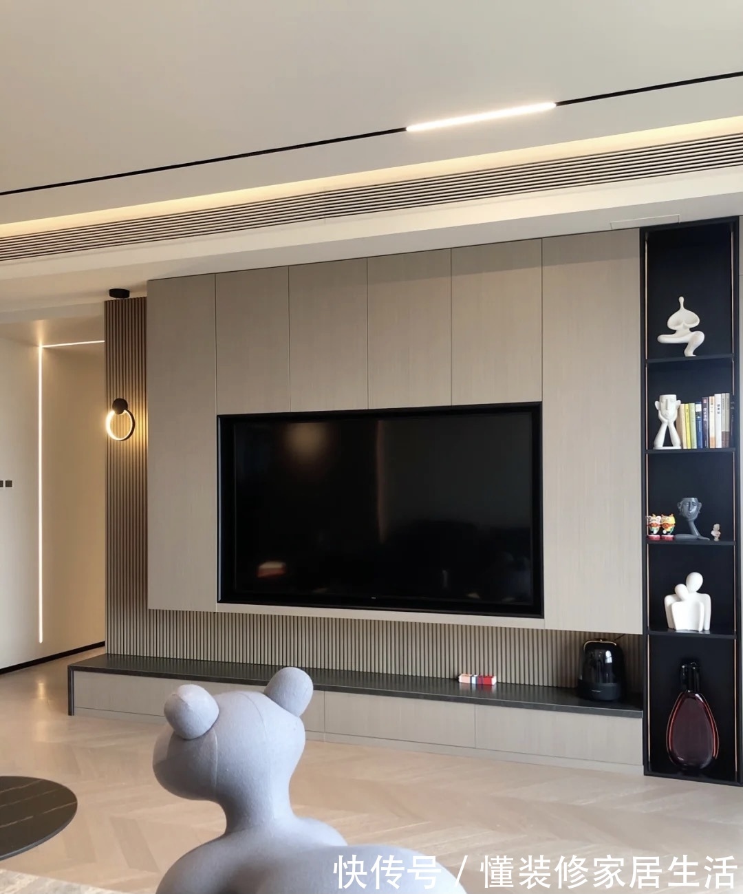 电视背景墙|这5款电视墙的设计,不仅拍照好看,还收获上万人关注,值得学习