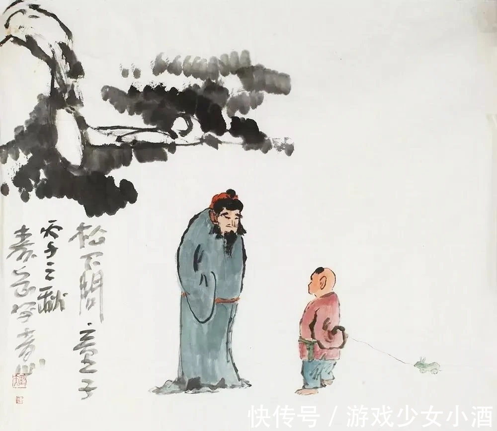 李将军&他贵为山水画大师的儿子,绕开中国画师承的最大忌讳,可敬可嘉!