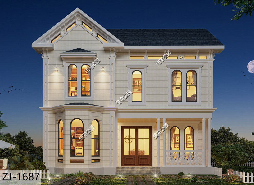 储藏室|10套二层农村别墅图纸,第3套第4套建的人最多,最后一套造价20万