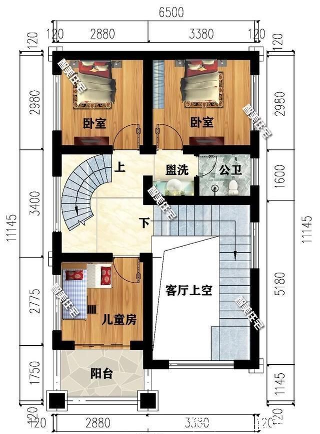 造价|小面宽设计的两栋农村别墅，第一栋造价18万，这户型人人都爱